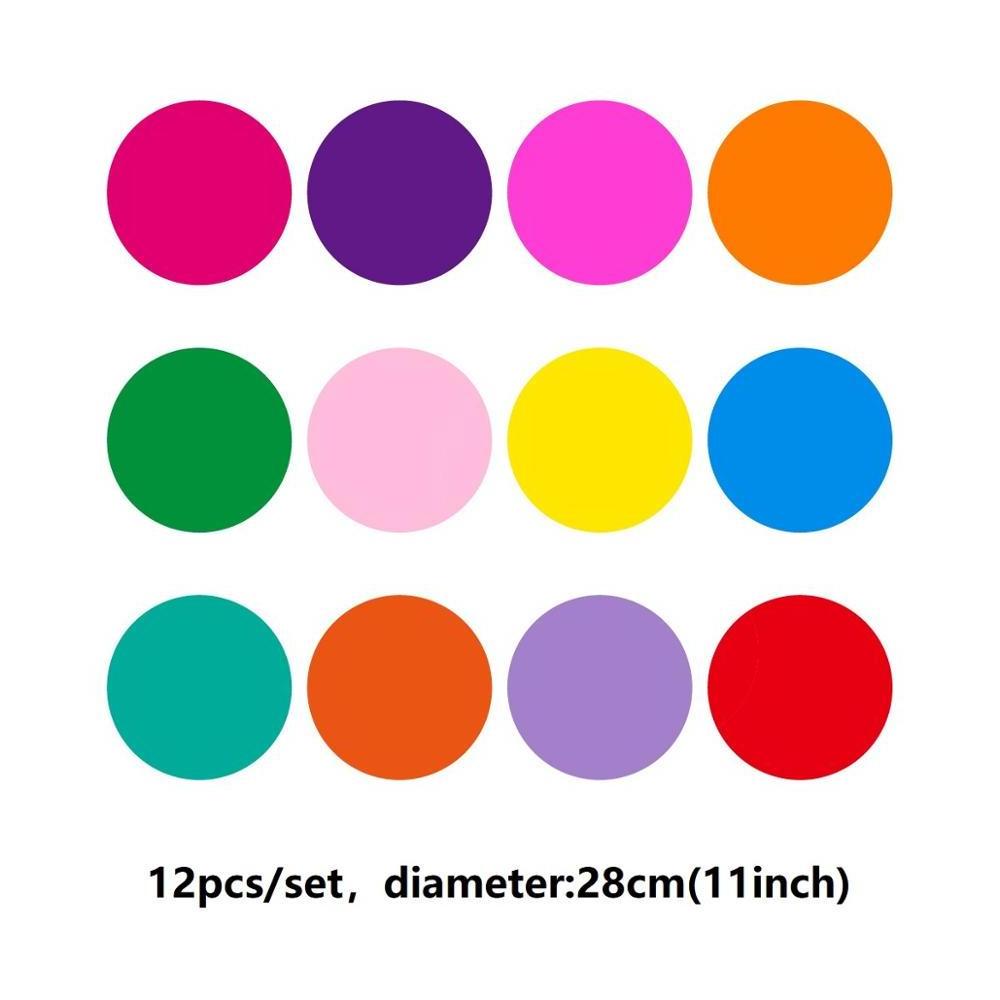 Removable Colorful Set Dry Erase Circles White Board Dot Wall Decal for Training School Teaching chalkboard blank labels