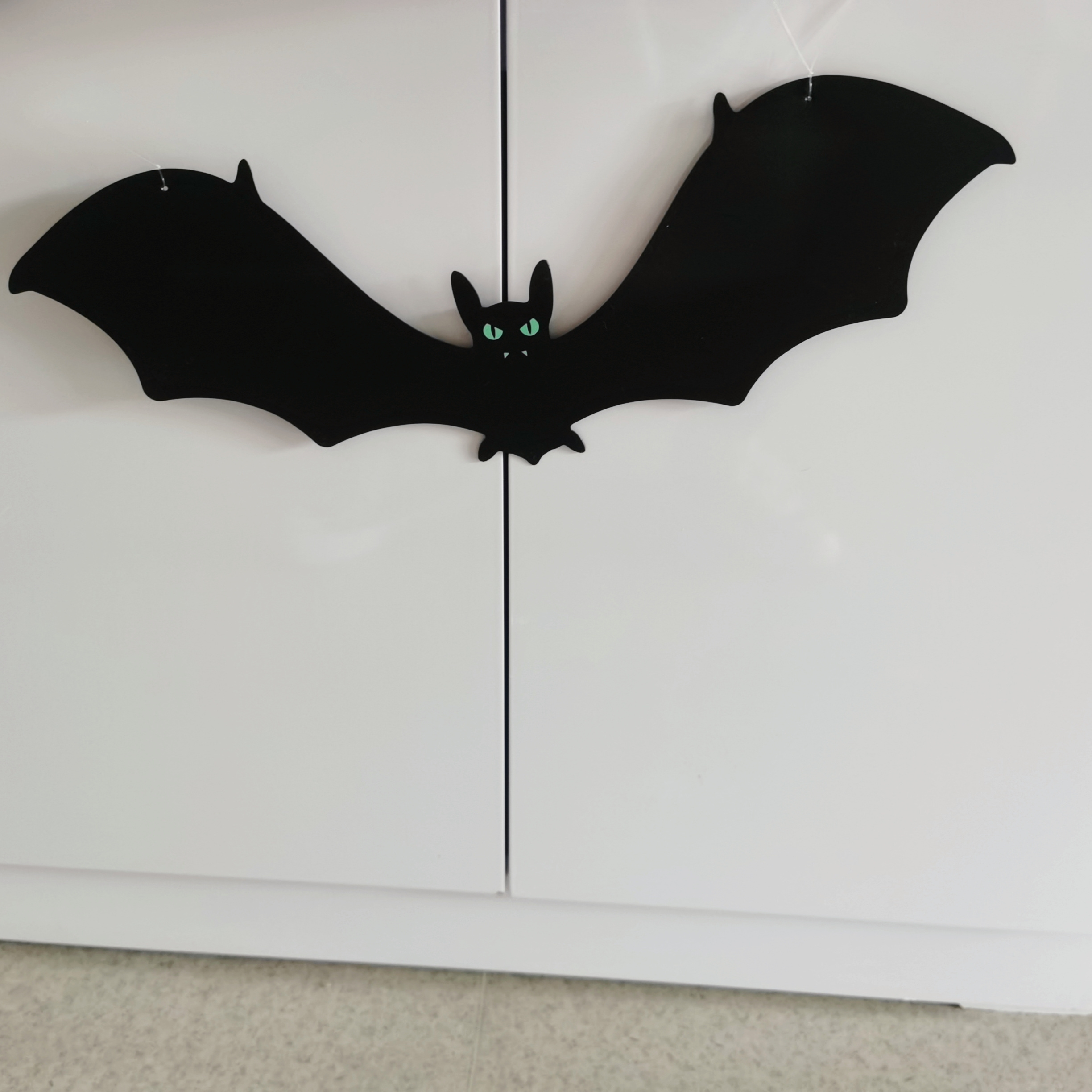 Newest design 3D Bats Wall Decoration  Upgraded  PVC Scary Black  Bat Wall Sticker for halloween day  Home Party Decoration