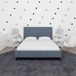 Triangle Wall Decals for Girl Bedroom Kids Room Decor Peel and Stick Wallpaper triangle Wall Stickers Mural