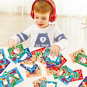 24 PCS Christmas Stickers For Kids DIY Crafts  Make A Christmas Stickers Snowman Santa Gingerbread Reindeer sticker for Kids