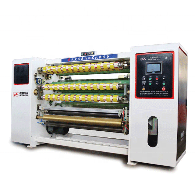 Adhesive BOPP cello Tape Machine Packaging Tape Slitting Machine