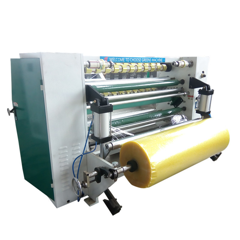 Adhesive BOPP cello Tape Machine Packaging Tape Slitting Machine