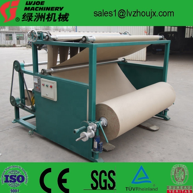 automatic sllitting machine kraft paper rolls rewinding cutting machine