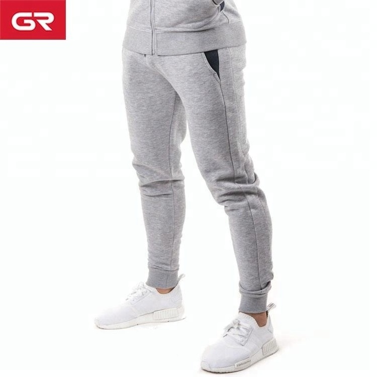 Latest Design Stripes Custom Embroidered Fitted Mens Tracksuit