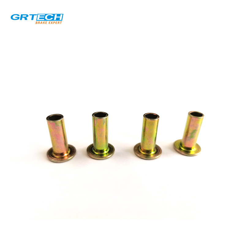 8*20 6*20 iron material full hollow brake shoe lining rivets with zinc coated