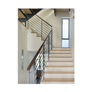 Wholesale Porch Railing Cast Iron Wrought Iten Staircase Railing for Indoors Balcony Inside Stainless Steel Rod Bar Railings