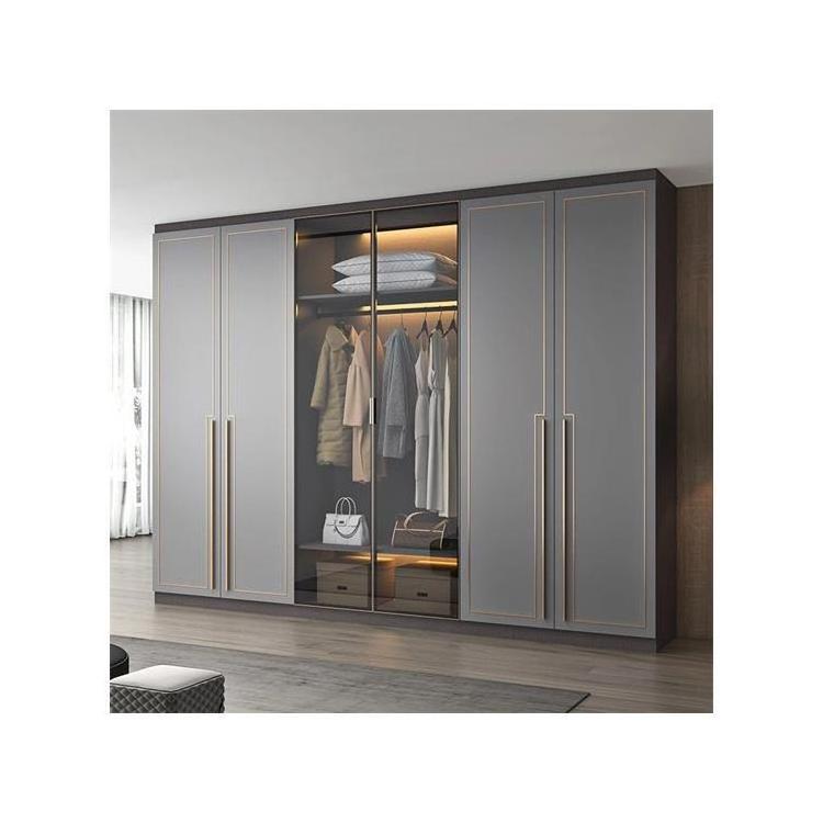 French Hot selling Customized Bedroom Big Wood Clothing Wardrobe Closet Armoire Chambre