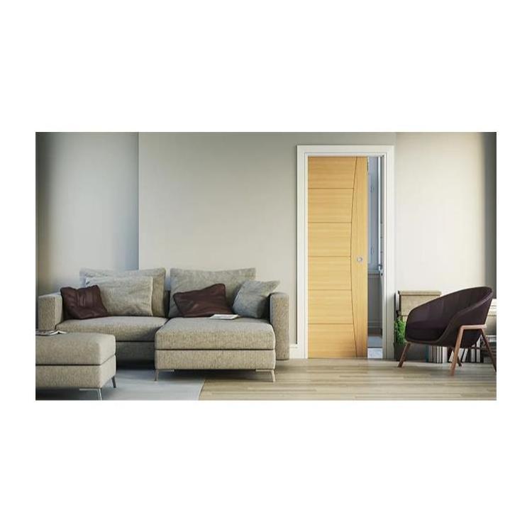 Villa Bedroom Door Soft-Closing Interior Wooden Pocket Doors with Internal Sliding System