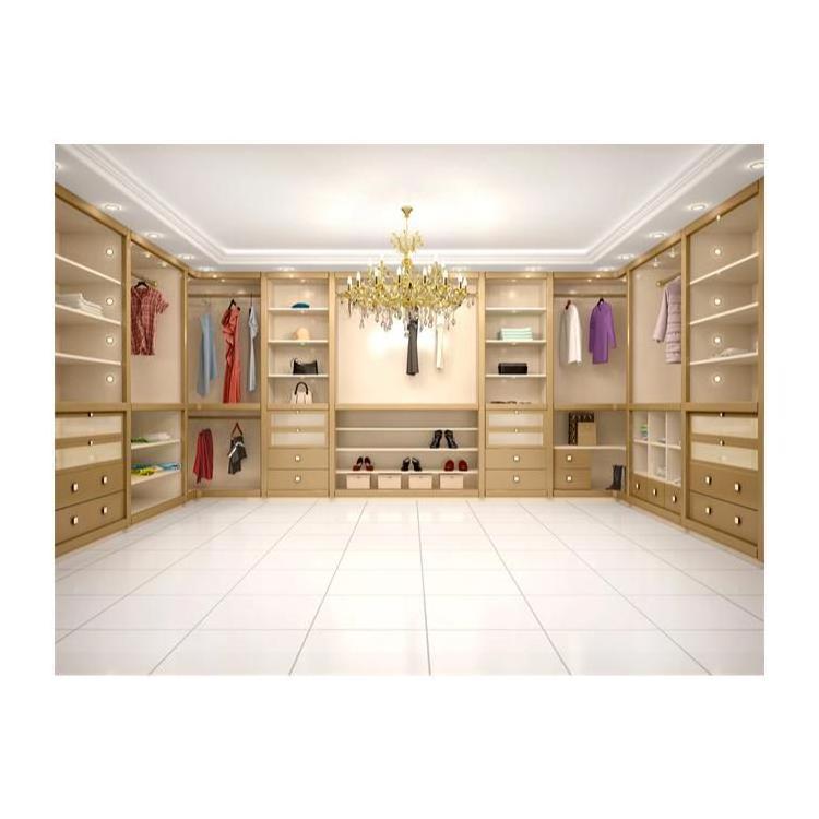 Modern Luxury Mirror Cabinet Clothes Wardrobe Designs Plywood Bedroom Furniture Wooden Walk In Wardrobe Closet with Island