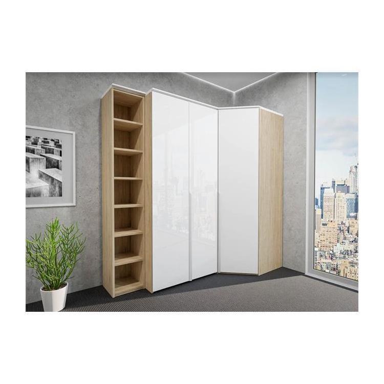 Simple Interior Classic Design Wooden Mini Armoire Wardrobe Closet Organizer Modern Clothes Storage Wardrobe