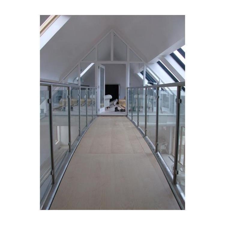 Top-Ranking Outdoor Railing Top Mounted Balcony 304 316 Stainless Steel Glass Balustrade