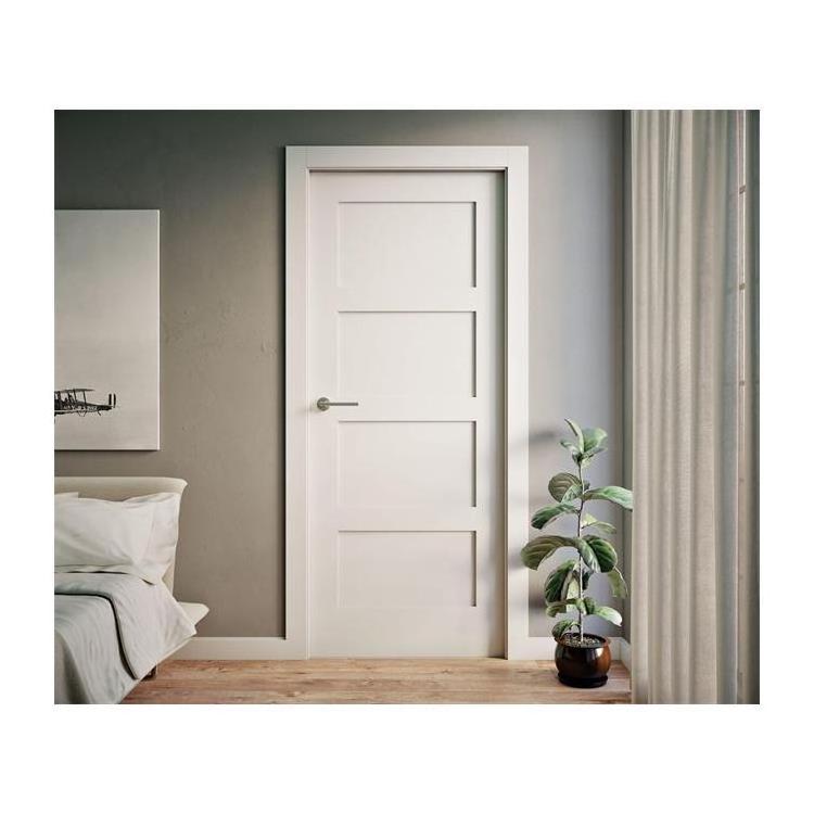 White Oak USA Decoration Wooden Doors Apartment Kitchen Room Interior Fancy Solid Wood Swing Doors