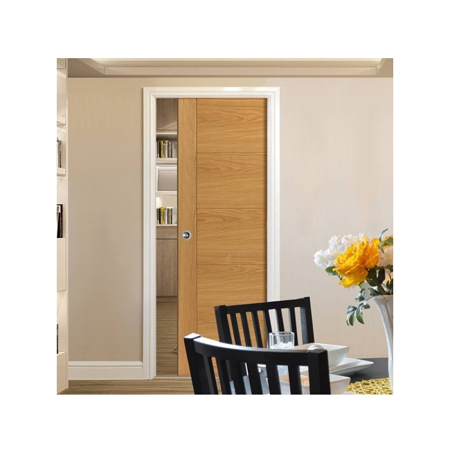 Interior Sliding Pocket Doors Composite Laminated Wood Door Exterior French Sliding Door for Home Flat Hotel Apartment