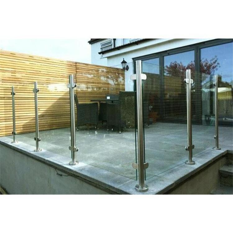 Hot Selling Stainless Steel Balustrade Stair/balcony Glass Railing Post Deck Railing