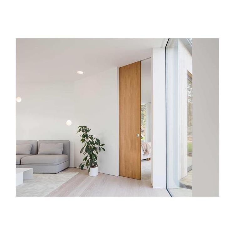 Villa Bedroom Door Soft-Closing Interior Wooden Pocket Doors with Internal Sliding System