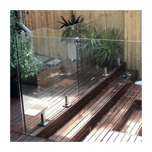 Stainless Steel Frameless Glass Spigot  Glass Railing / Pool Fence Holder For Glass Balustrade