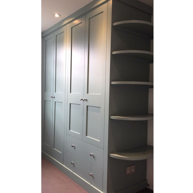 Classic Walk-in Closet Open Doors Wardrobes for Bedroom Furniture