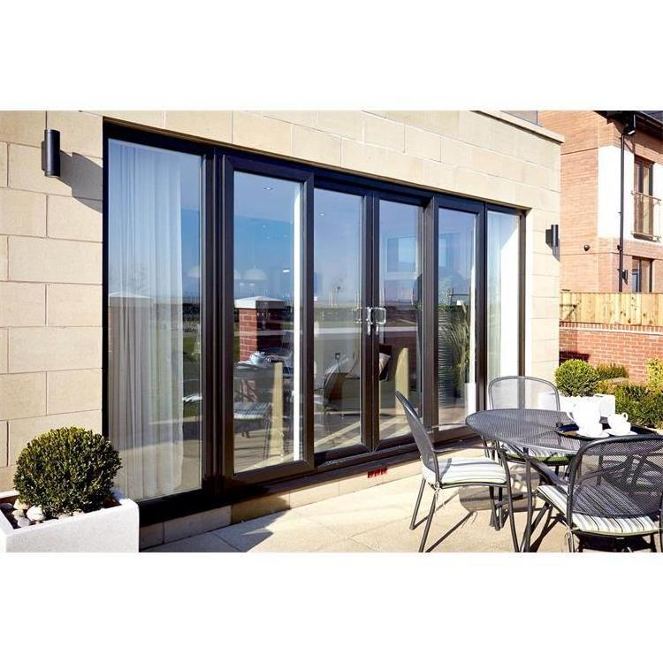 Heavy Duty Giant Glass Veranda Sliding Door Aluminum Insulated Hollow Shutter Sliding Door