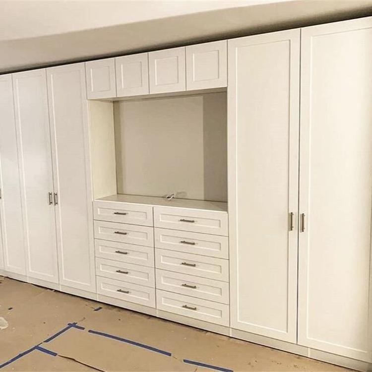 Custom Walk In Closet Modular Glass Door Wardrobe System Bedroom Furniture Modern Cupboard Wardrobe