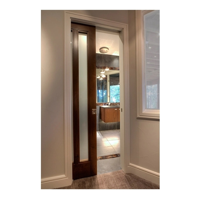 Interior Sliding Pocket Doors Composite Laminated Wood Door Exterior French Sliding Door for Home Flat Hotel Apartment