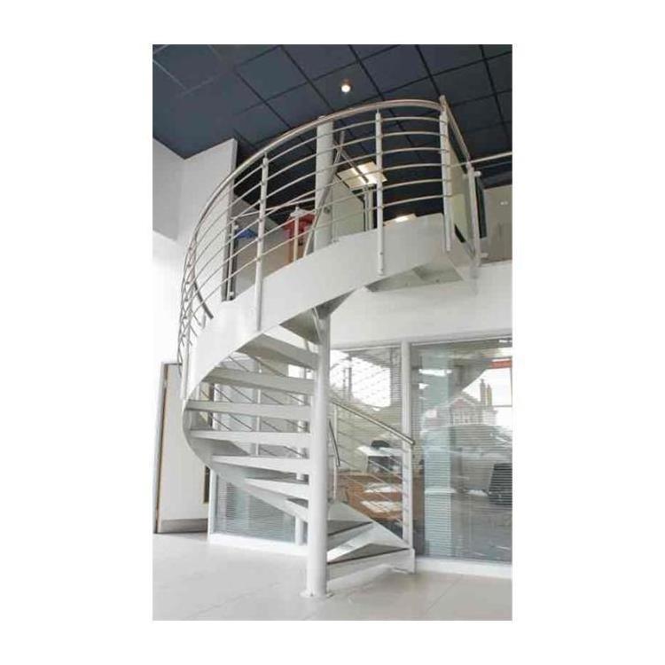 Outdoor Steel Beam Metal Spiral Staircase For Sale