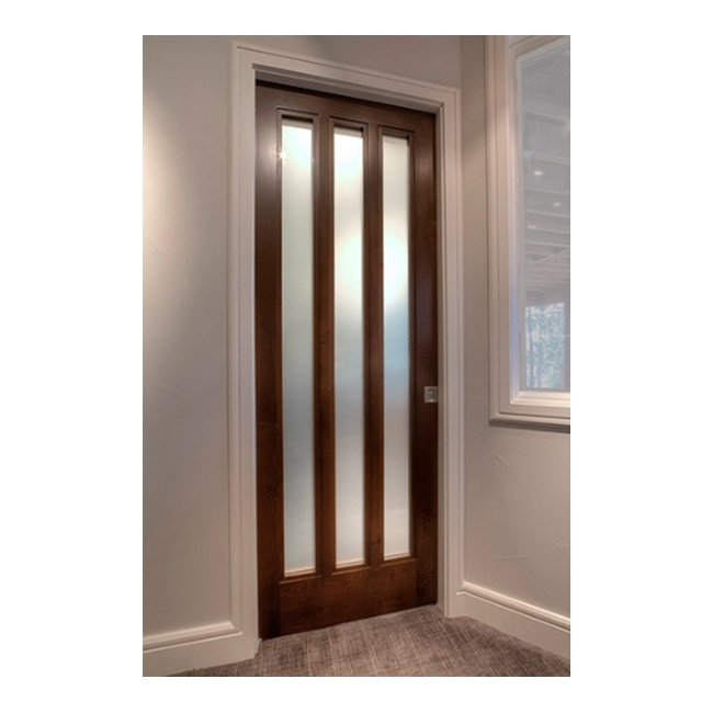 Interior Sliding Pocket Doors Composite Laminated Wood Door Exterior French Sliding Door for Home Flat Hotel Apartment