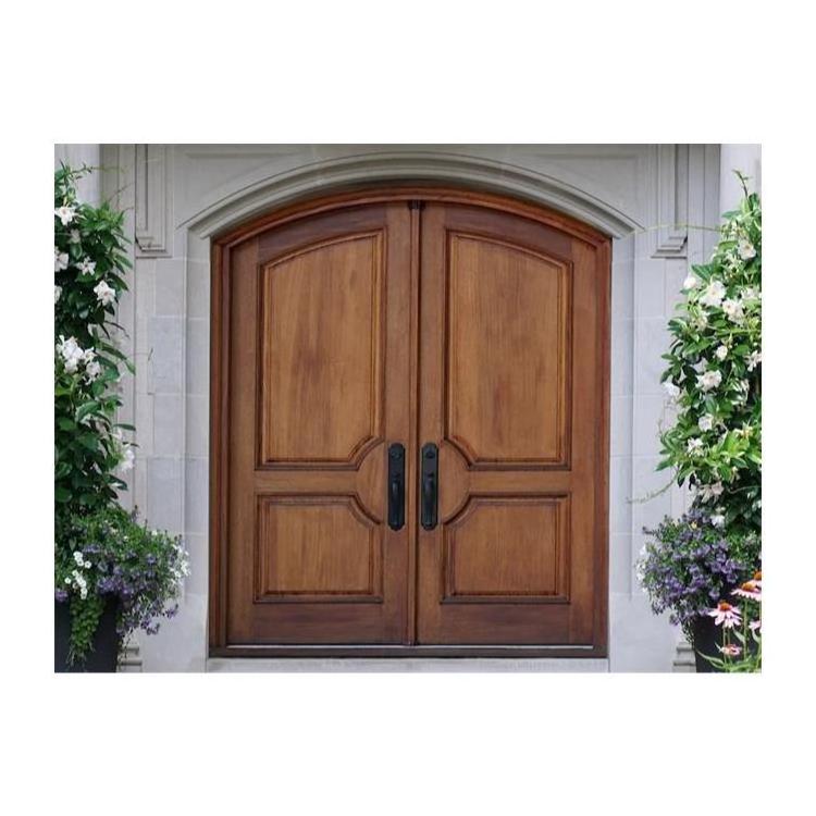 Custom Cheap Black Front Entry Wooden Swing Patio Slab Door With Side Windows Latest Teak Wood Door Design House Entrance