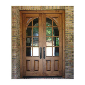 Custom Cheap Black Front Entry Wooden Swing Patio Slab Door With Side Windows Latest Teak Wood Door Design House Entrance