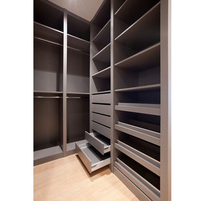 Classic Walk-in Closet Open Doors Wardrobes for Bedroom Furniture