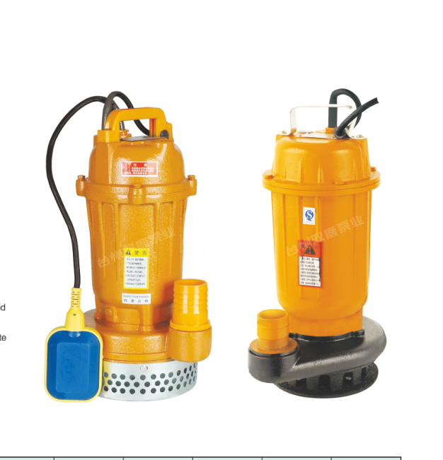 Submersible Sewage Pump For Dirty Water