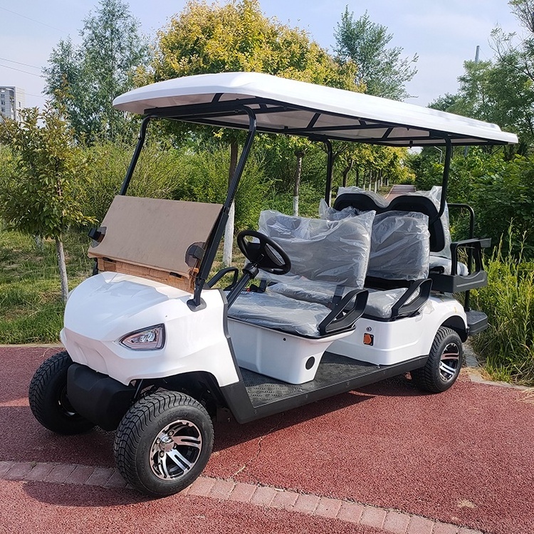 Custom Fast New 4 Wheel Small Off Road 48v Golf Carts Electric 6 Seater Remote Control Ac Power Lithium Made China Golf Carts