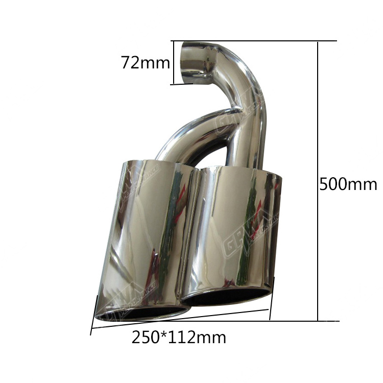 Stainless Steel Exhaust Tip for Porsche Cayenne 09