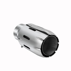 Hot sale auto parts stainless steel exhaust tip with LED