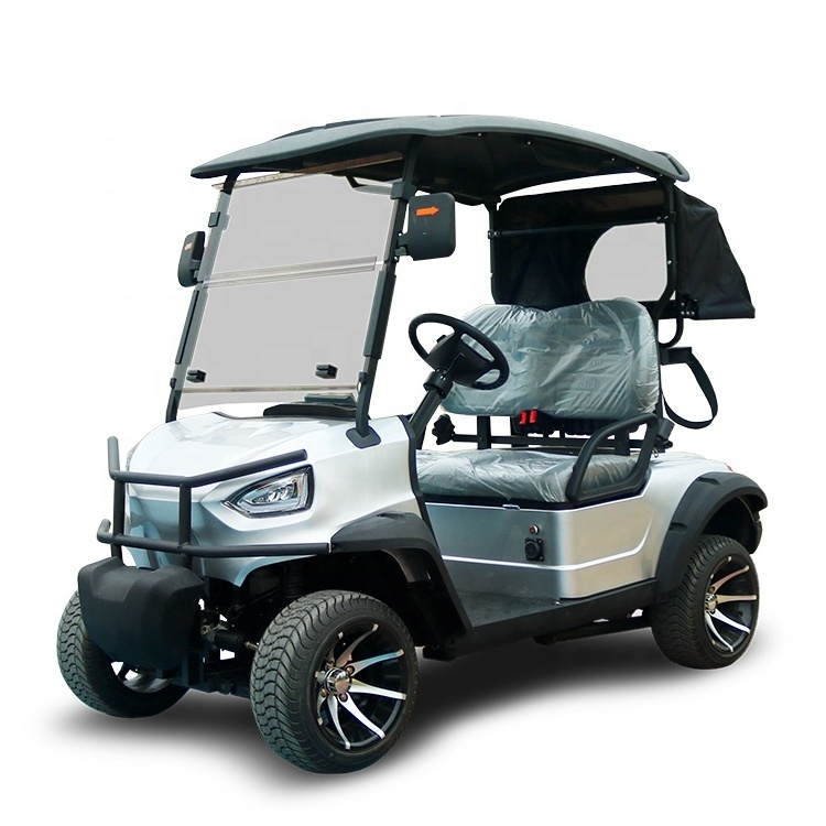 Utility Model T Fast Zone Electric 4x4 Golfr Cart 2 Seate Lithium Battery With Cargo Box Free Shipping  Electric Golf Cart