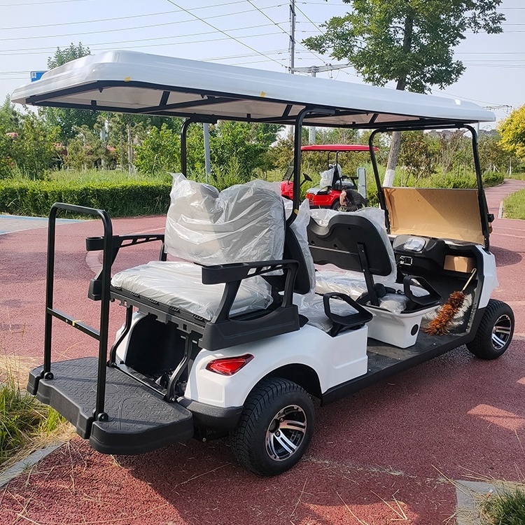 Custom Fast New 4 Wheel Small Off Road 48v Golf Carts Electric 6 Seater Remote Control Ac Power Lithium Made China Golf Carts