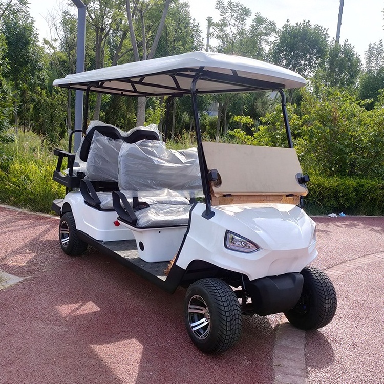 Custom Fast New 4 Wheel Small Off Road 48v Golf Carts Electric 6 Seater Remote Control Ac Power Lithium Made China Golf Carts