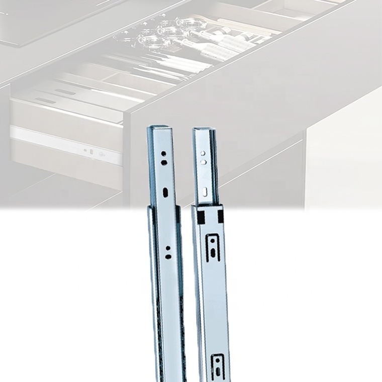 Ronghui Hardware Products Guangdong 45mm Drawer Slides Sliding For Cassett 22