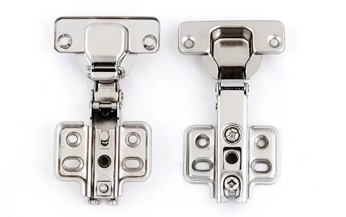 Concealed Hydraulic Hinges Hidden Kitchen Cabinet Stainless Steel Furniture Soft Close Cabinet Door Hinge