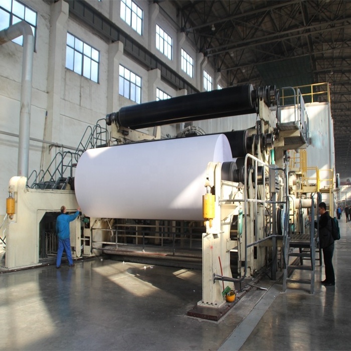 2800mm New A4 Paper Making Machine 120-170M/MIN Speed Copy Paper Machine With Paper Cutting Machine