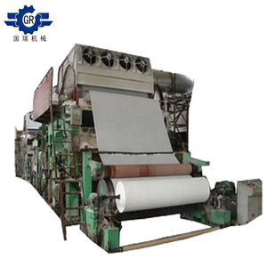 Small waste recycling plant production line production line grinding paper towel sanitary roll manufacturing machines