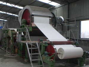 Daily production of 12 tons of high with toilet paper paper machine, napkin paper machine