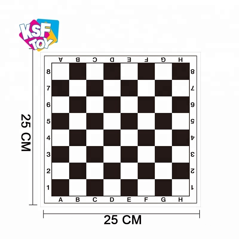 3 in 1 Educational Magnetic Checkers Flight Chess Ladder Snake Set Board Games Chess for Kids Color Box Plastic Pawn 54*29*82 Cm