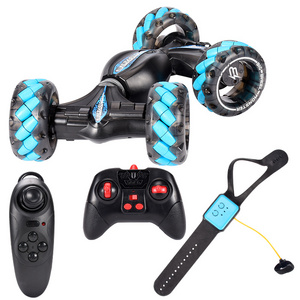 KSF Hot Selling Super Four Wheel Stunt Toys RC Car with Music Steering Children Toys Electric Toy Car Remote Control