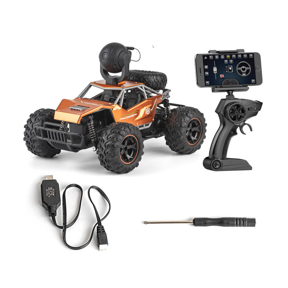 KSF APP Control WIFI FPV Camera Machine On Remote Control Stunt Car 1:18 2.4G SUV Children Radio Control Climbing Toys