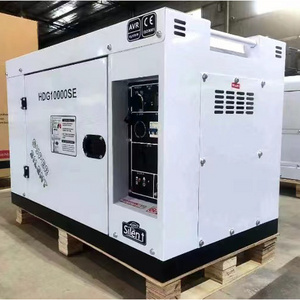 9W 10W diesel generator single cylinder silent generator set water-cooled electric starter generator