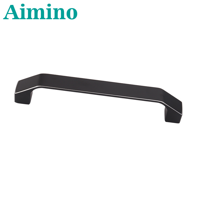 Aimino OEM Brass mortise handles kitchen cabinet door and knobs rose gold large classic white silver furniture handles