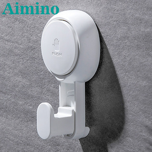 AIMINO China Factory Rubber Suction Cup Wall Hook Hanger Clear Heavy Duty Shower  Hooks