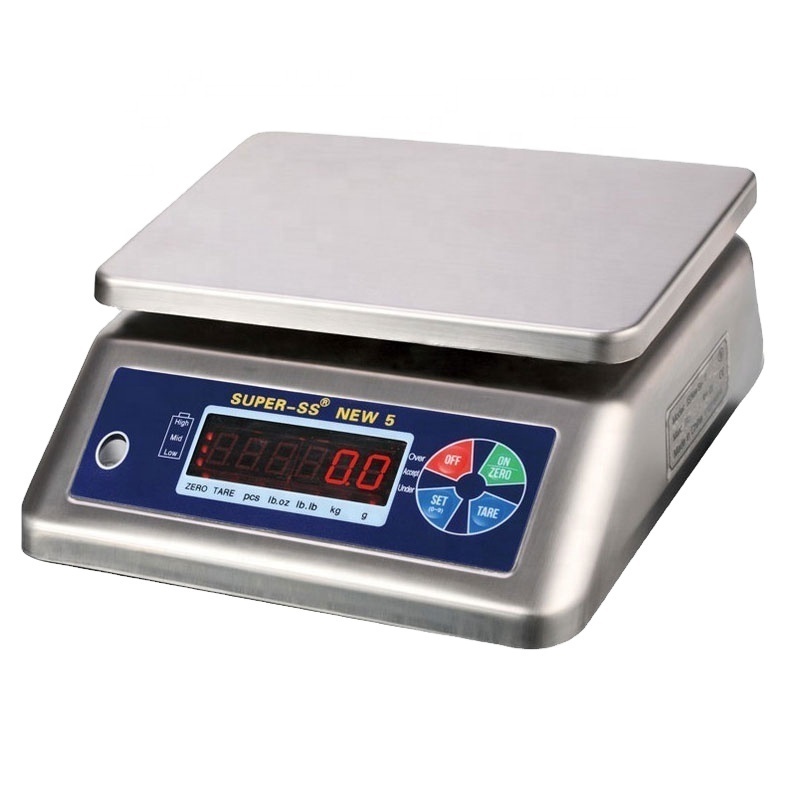 Electronic Digital Waterproof IP68 Weight Scale Stainless Steel Digital Weighing Table Bench Scale 30kg Super ss 6