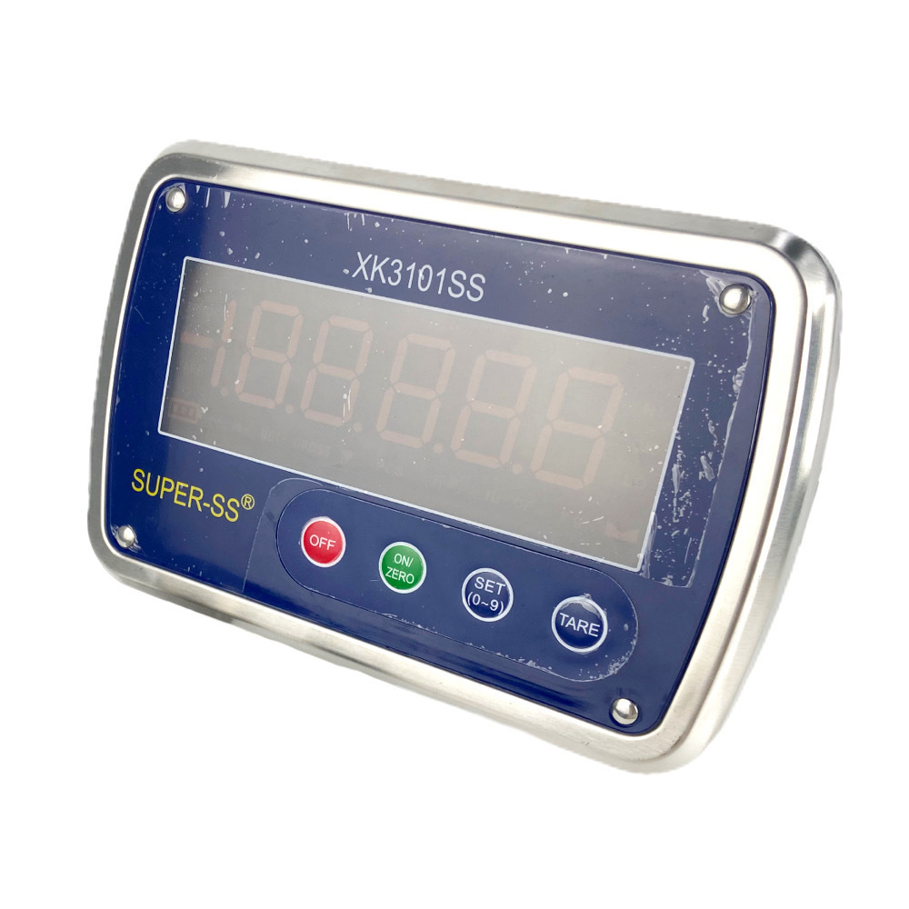 Electronic Digital Large LCD LED Display Stainless Steel Bench Scale IP68 Waterproof Weighing Weigh Weight Indicator XK3101SS