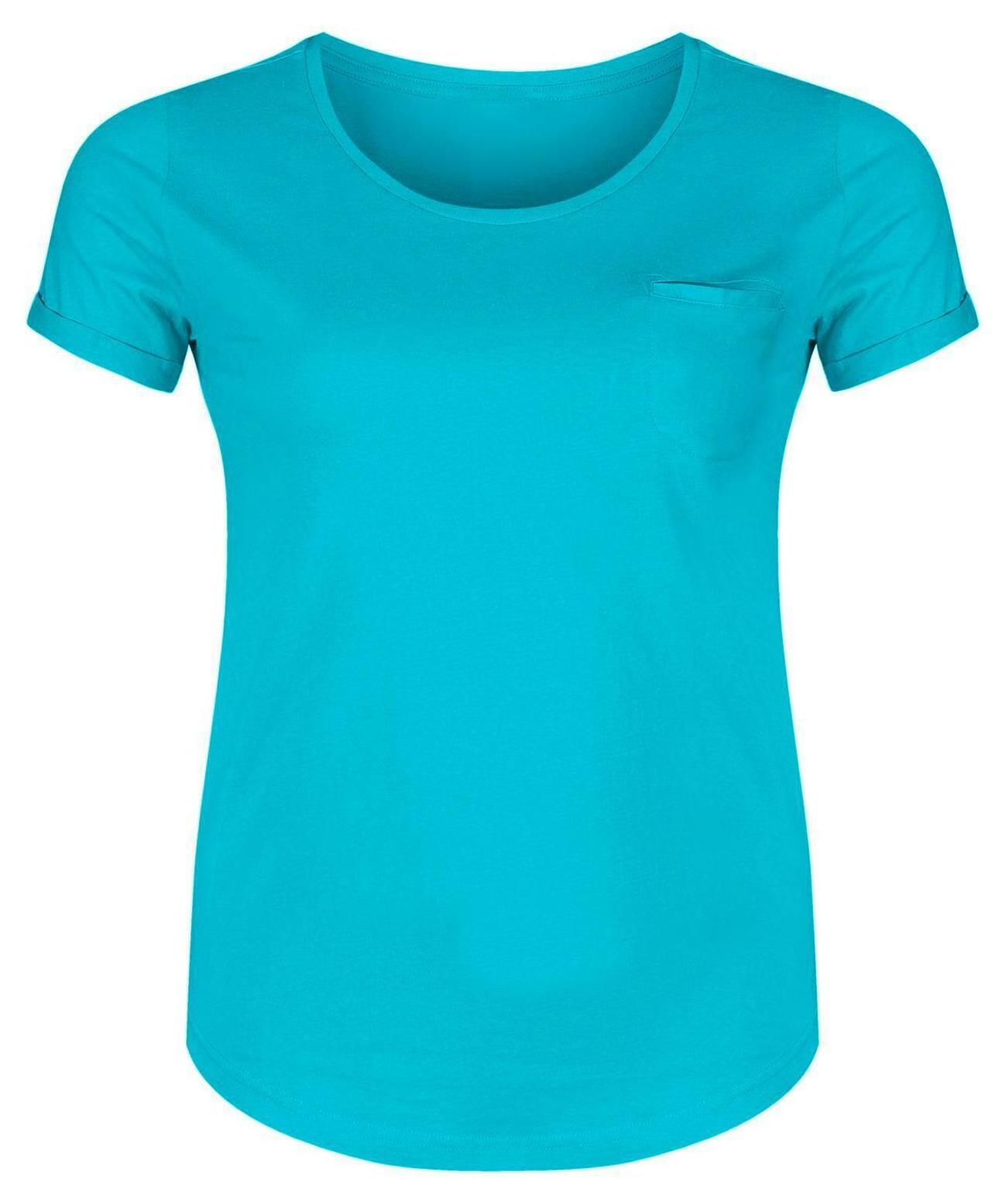 Ladies Plus Size Plain Curve hem Top Round Neck Short Sleeve Womens T Shirt in bulk quantity with custom printing service